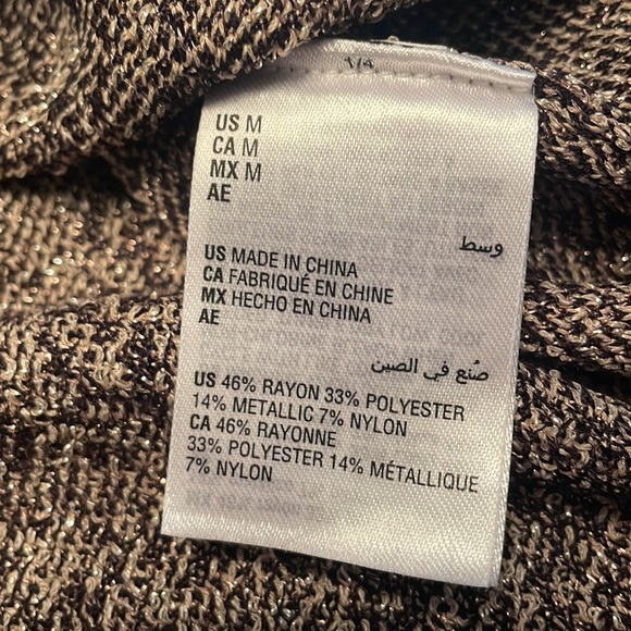 INC snake print long sleeve top - Picture 8 of 16